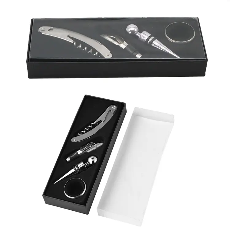 Matt Black Papp Box Wine Set